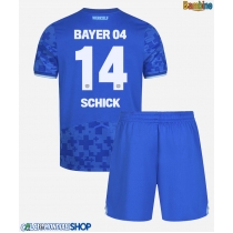 Maglie da calcio Bayer Leverkusen Patrik Schick #14 Terza Maglia Bambino 2025-26 Manica Corta + Pantaloni corti)